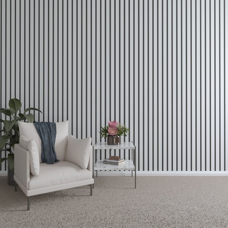 Ekena Millwork 94H x 3/8T Adjustable PVC Slat Wall Panel Kit w/ 2W Slats, Unfinished contains 22 Slats SWP66X94X0375UN